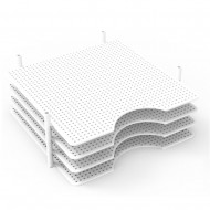 Organizador multiuso con 4 bandejas We R Memory Keepers