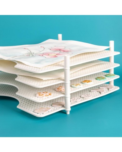 Organizador multiuso con 4 bandejas We R Memory Keepers