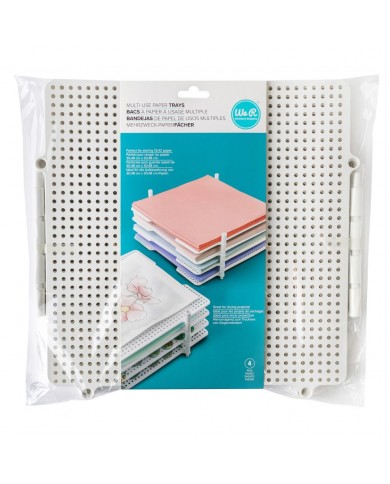 Organizador multiuso con 4 bandejas We R Memory Keepers