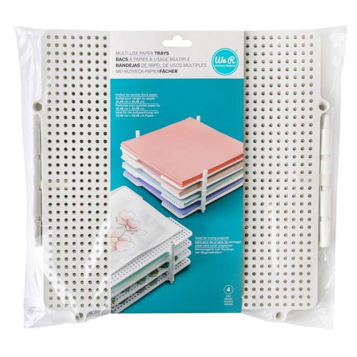 Organizador multiuso con 4 bandejas We R Memory Keepers