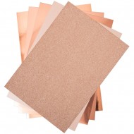 Sizzix Surfacez Opulent Cardstock Pack 8"X11.5" 50/Pkg Rose Gold