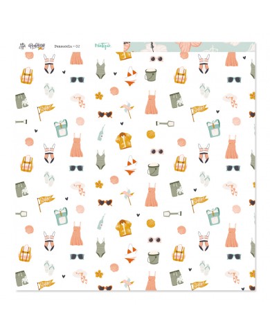 Stack 12"x12" Pensacola de Mintopía