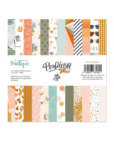 Stack 12"x12" Pensacola de Mintopía