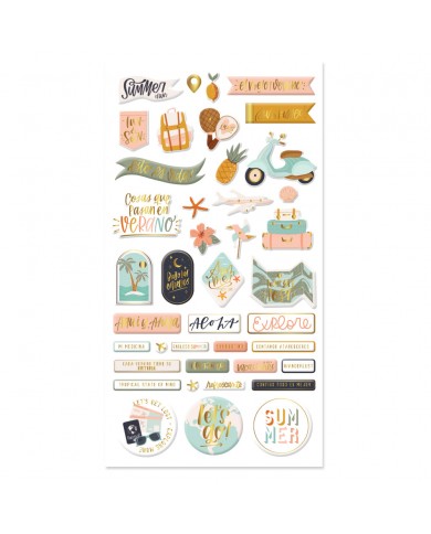 Pegatinas de foam frases Pensacola de Mintopía