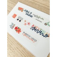 Washi tape Lettering Castellano de Mintopía
