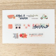 Washi tape Lettering Castellano de Mintopía
