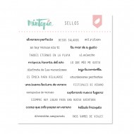 Sello Frases de verano CASTELLANO Pensacola de Mintopía