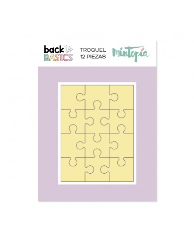 Troquel Puzzle 3"x4" Back to Basics