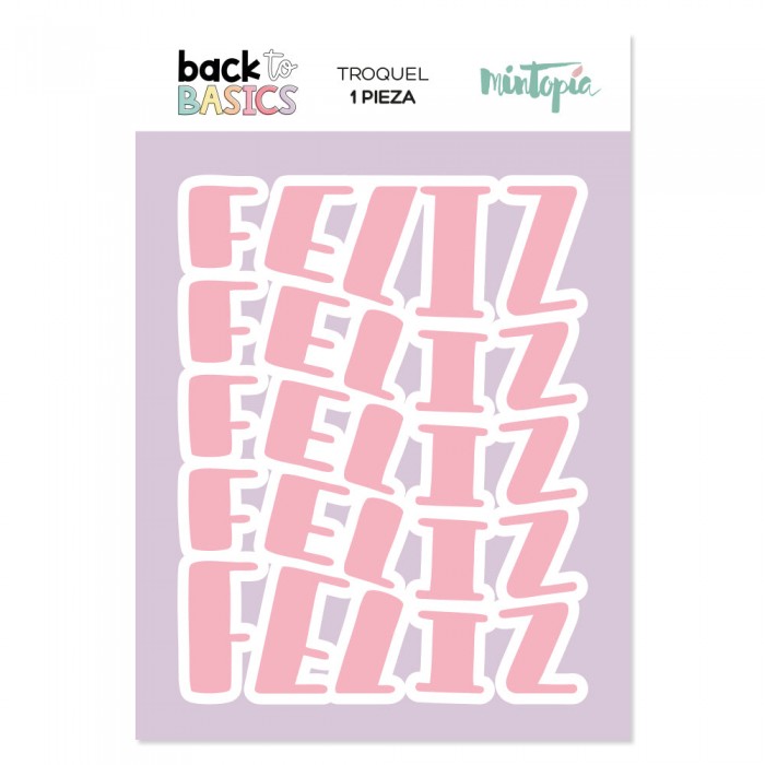Troquel Fondo feliz Back to Basics
