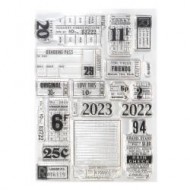 Sellos Elizabeth Craft Clear Stamps Tickets CS292