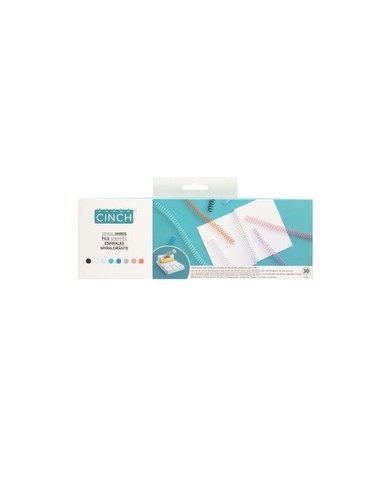 Rulos para encuadernar de colores We R Memory Keepers Cinch Binding Wires 30/Pkg 60000848