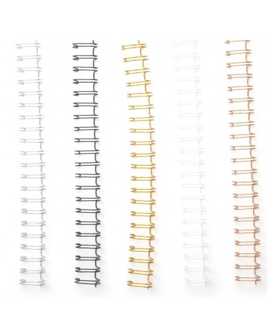 Espirales metalicos para encuadernar ACCESSORY - WR - CINCH - BINDING WIRE - METALLIC (30 PIECE) 60000850