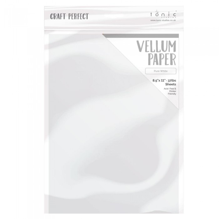 Craft Perfect Vellum Paper 8.5"X11" 10/Pkg Blanco Puro