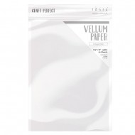 Craft Perfect Vellum Paper 8.5"X11" 10/Pkg Blanco Antiguo