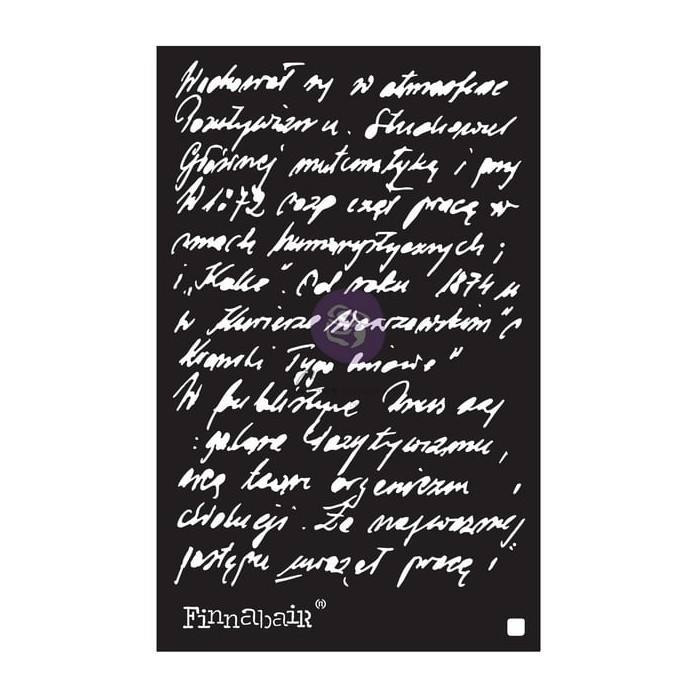 Finnabair Stencil 15x23 cmts -Ghostwriter
