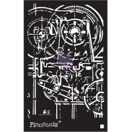 Finnabair Stencil 15x23 cmts - MACHINERY -ELEMENTALS