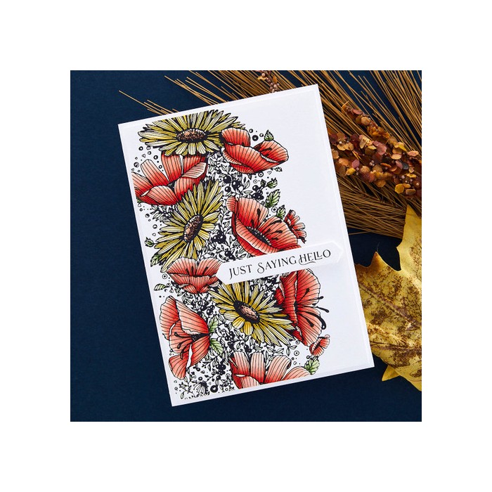 PRESS PLATE SUNFLOWER BORDER (BetterPress) BP-093