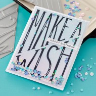 PRESS PLATE  DIAGONAL MAKE A WISH (BetterPress)