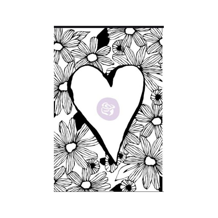 CLING STAMP DAISY LOVE - PRIMA MARKETING