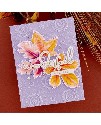 PRESS PLATE & DIE SET AUTUMN LEAVES (BetterPress)