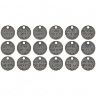 Idea-Ology Metal Adornments 18/Pkg Tim Holtz TH94024