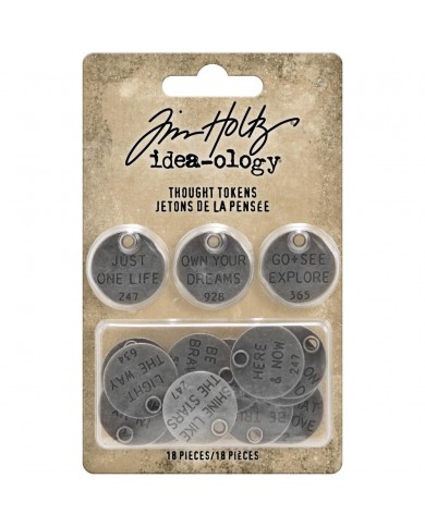 Idea-Ology Metal Adornments 18/Pkg Tim Holtz TH94024