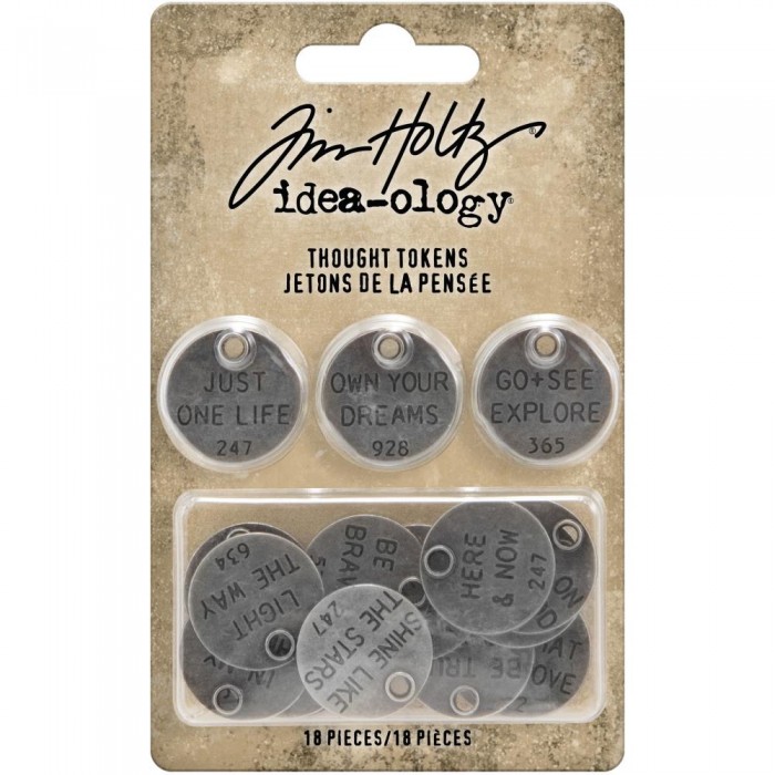 Idea-Ology Metal Adornments 18/Pkg Tim Holtz TH94024
