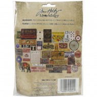 Idea-Ology Chipboard Baseboards 40/Pkg Tim Holtz TH94044