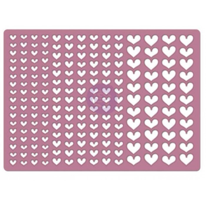 CONFETTI METAL DIES - PRIMA MARKETING -CORAZONES