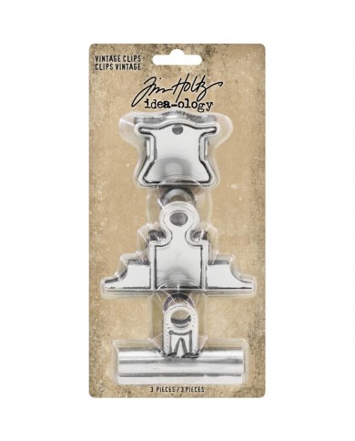 Idea-Ology Metal Vintage Clips Tim Holtz TH93795