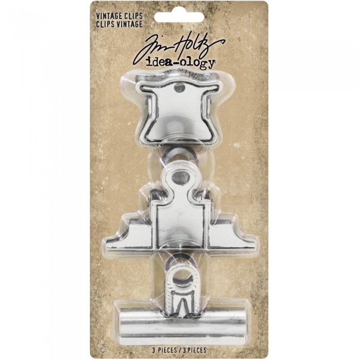 Idea-Ology Metal Vintage Clips Tim Holtz TH93795