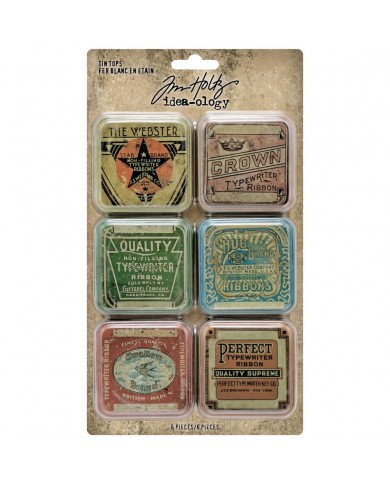 Idea-Ology Tin Tops Tim Holtz TH94128