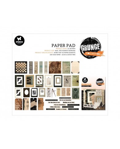 Studio Light Grunge Paper Elements Nr. 05, Tickets, Labels & Frames SLGRPE05