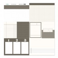 Papel 12x12 de tarjeta beige Back To Basics