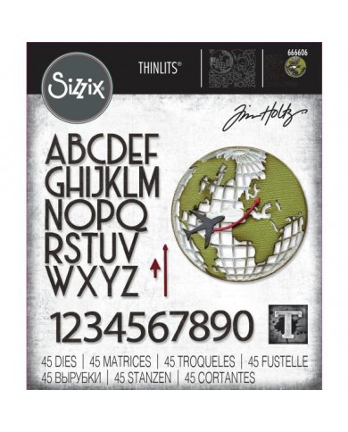 Troqueles Sizzix Thinlits Dies By Tim Holtz 45/Pkg 704729