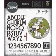 Troqueles Sizzix Thinlits Dies By Tim Holtz 45/Pkg 704729