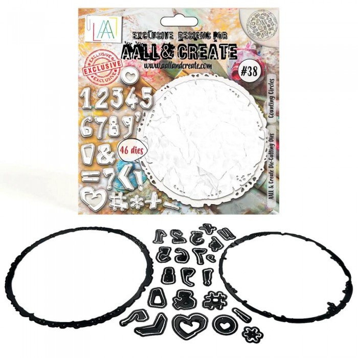 Troquel aallandcreate nro38 - DIE-CUTTING DIE SET - Counting Circles