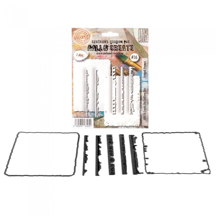 Troquel aallandcreate nro26 - DIE-CUTTING DIE SET - Frayed Frames
