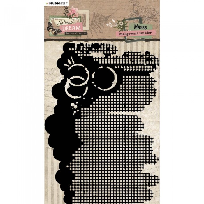 Stencil Studio Light HEN Natures Dream 5.9"X8.25 Nr. 239, Background Builder