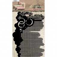 Stencil Studio Light HEN Natures Dream 5.9"X8.25 Nr. 239, Background Builder