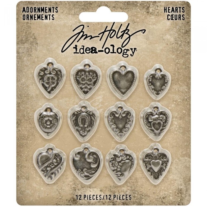 Adornos Tim Holtz Hearts TH94130