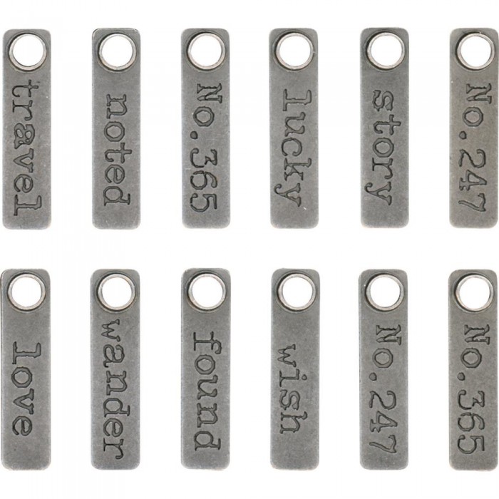 Adornos de metal Story Sticks .25"X1" TH93680