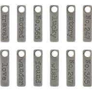Adornos de metal Story Sticks .25"X1" TH93680