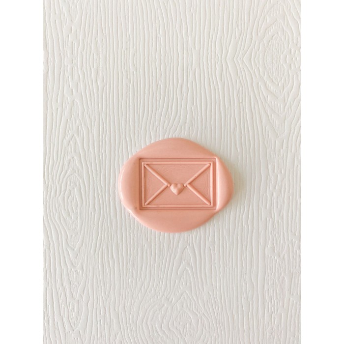 Sello de lacre SIN MANGO Sobre corazón 3D de Mintopía VVMT018300