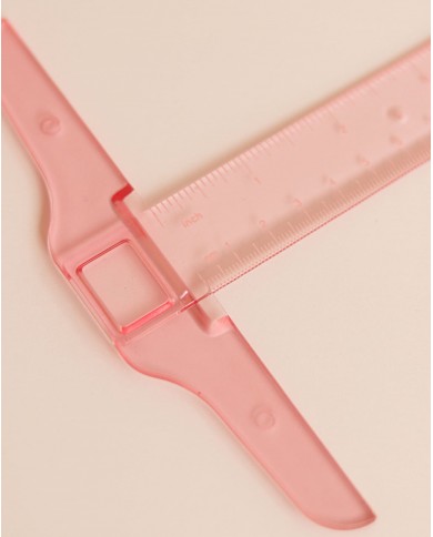 Regla T rosa Kimidori Colors HRKM000036