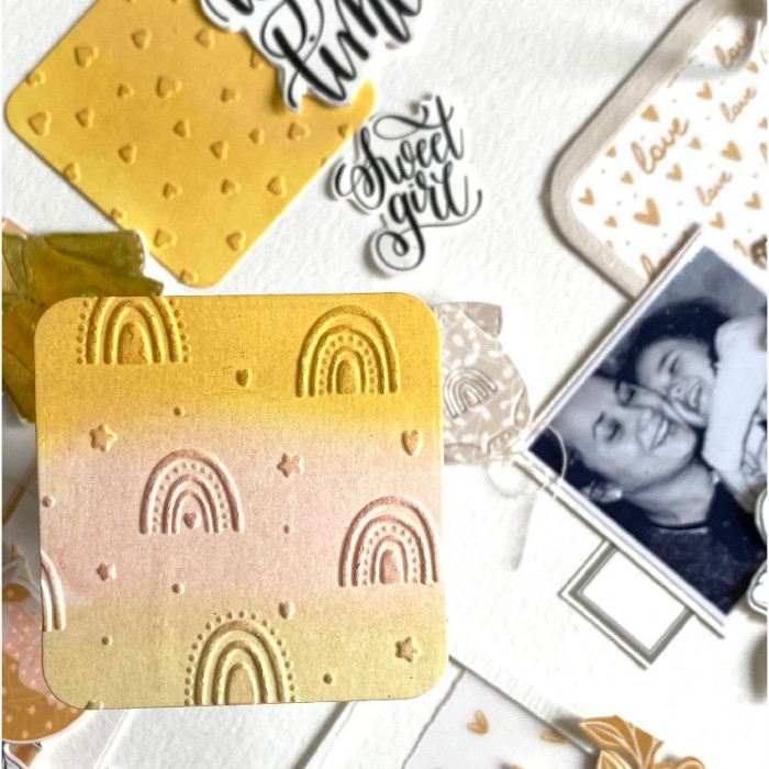 Carpeta de embossing Arcoiris florilegesdesign  FDPE123001