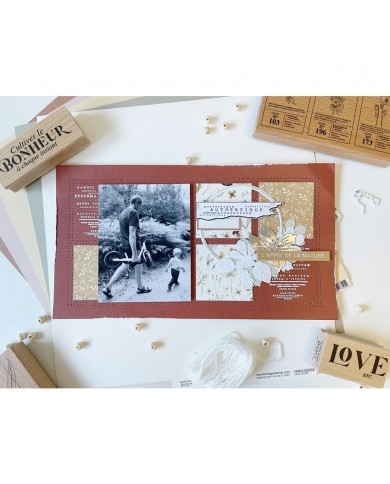 Set de sellos Herbarium Etiquetas florilegesdesign FDCL223004