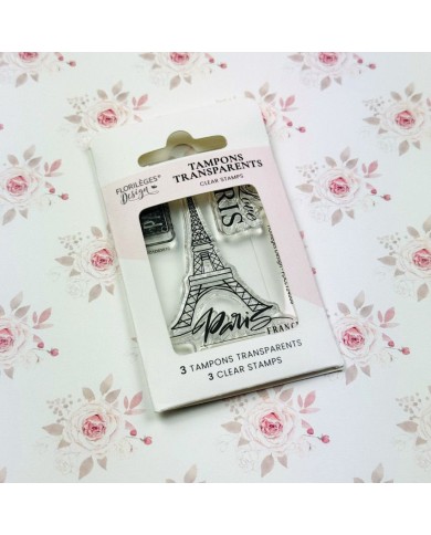 Set de sellos Paris florilegesdesign FDCL124008