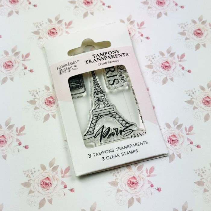 Set de sellos Paris florilegesdesign FDCL124008