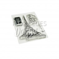 Set de sellos Paris florilegesdesign FDCL124008